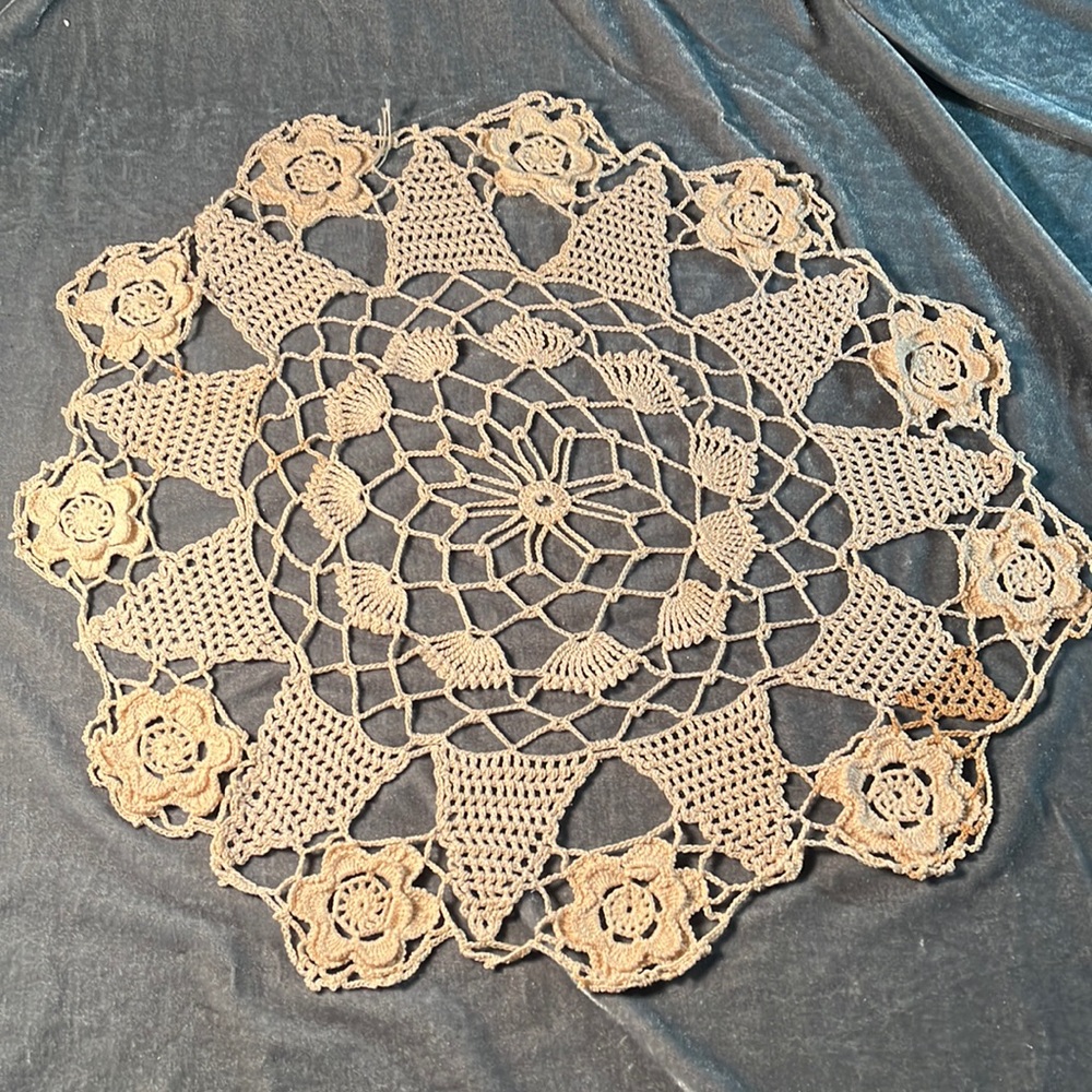 Large Vtg Doily